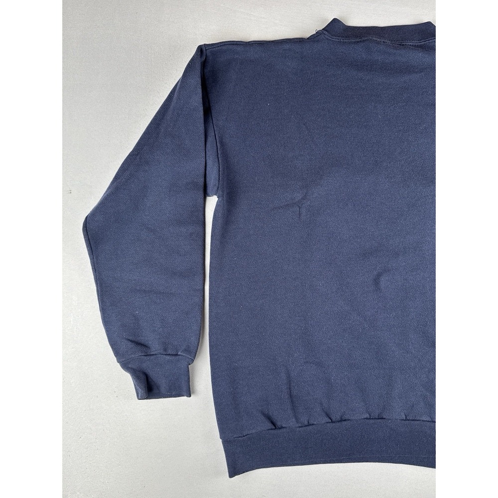 Vintage 90s Illinois Illini Sweatshirt NCAA College 1991 Navy Crewneck Mens L - Picture 9 of 13